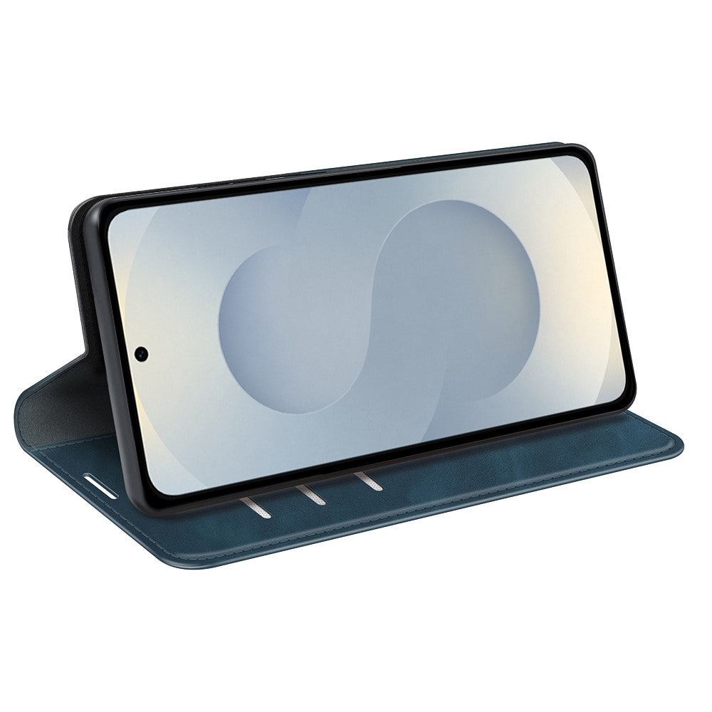 Til Samsung Galaxy S25 Edge cover i kunstlæder med kortholder