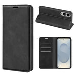 Til Samsung Galaxy S25 Edge cover i kunstlæder med kortholder