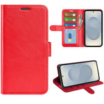 For Samsung Galaxy S25 Edge Case Crazy Horse Texture Stand Leather Phone Cover