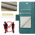 CASEME For iPhone 17e / 16e Leather Case 023 RFID Blocking 3 Card Slot Mobile Cover