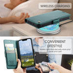 CASEME For iPhone 17e / 16e Leather Case 023 RFID Blocking 3 Card Slot Mobile Cover