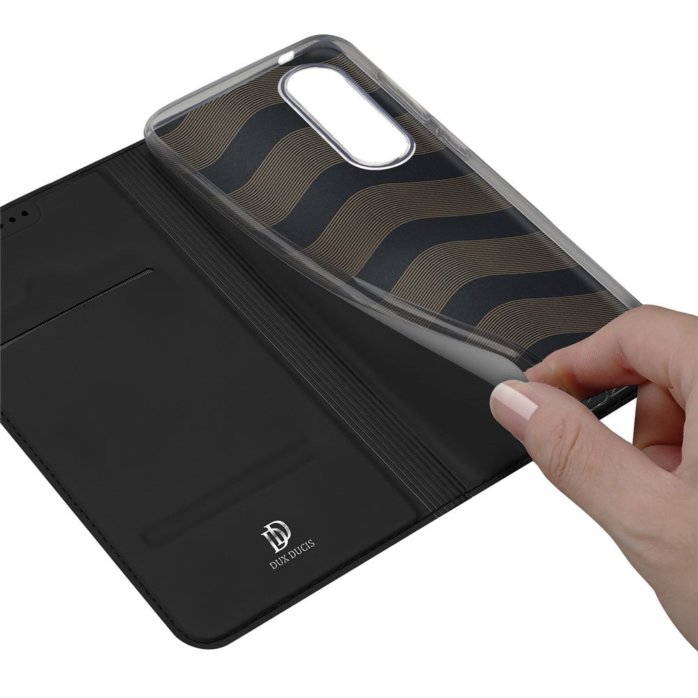 DUX DUCIS For Samsung Galaxy S25 Edge Case  Skin Pro Series Leather Cover Card Holder