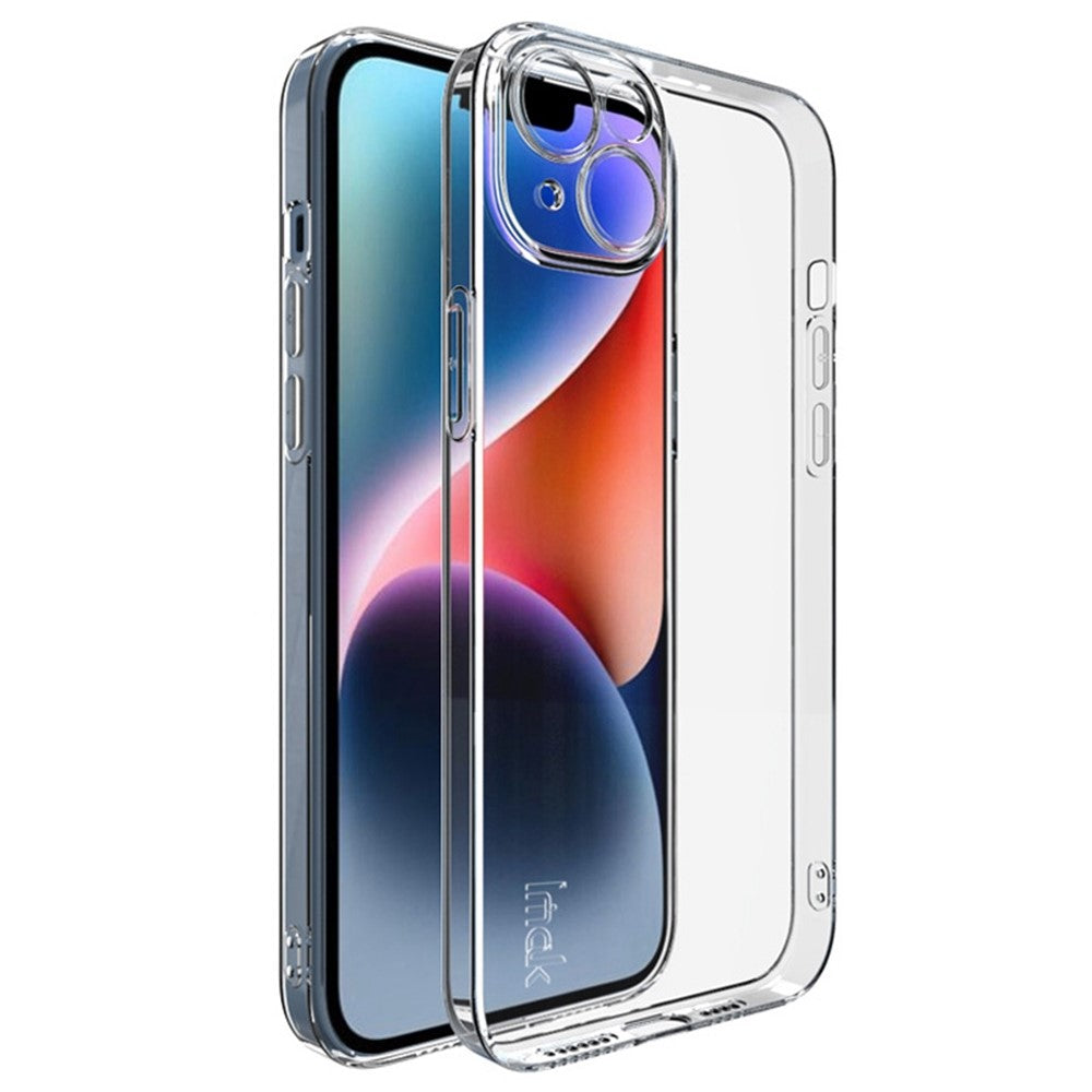 IMAK UX-5 Series til iPhone 14 Plus Anti-fingeraftryk TPU Telefoncover Super Slankt Støvafvisende Bagcover
