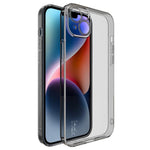 IMAK UX-5 Series for iPhone 14 Plus Anti-fingerprint TPU Phone Case Super Slim Anti-dust Phone Back Cover