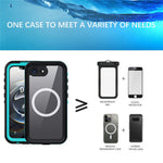 REDPEPPER Dot+ Series For iPhone 17e / 16e Phone Case Compatible with MagSafe IP68 Waterproof Clear Phone Cover