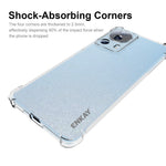 ENKAY HAT PRINCE För Xiaomi 13 Lite / Civi 2 5G Mjukt TPU Stötdämpande Hörn mobilskal Halkfri Randig Kant Transparent Skydd