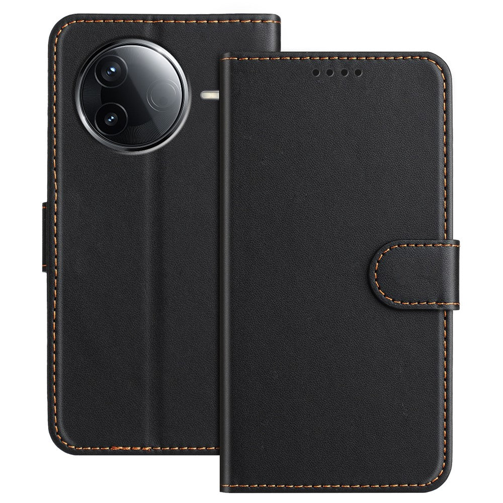 For Xiaomi Poco F7 Ultra 5G / Poco F7 Pro 5G / Redmi K80 Pro 5G / K80 5G Leather Case Wallet Stand Solid Color Anti Drop Phone Cover