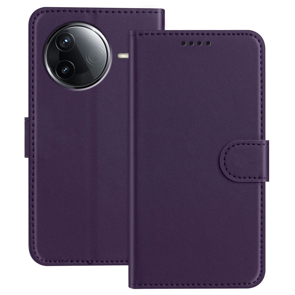 For Xiaomi Poco F7 Ultra 5G / Poco F7 Pro 5G / Redmi K80 Pro 5G / K80 5G Leather Case Wallet Stand Solid Color Anti Drop Phone Cover