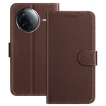 For Xiaomi Poco F7 Ultra 5G / Poco F7 Pro 5G / Redmi K80 Pro 5G / K80 5G Leather Case Wallet Stand Solid Color Anti Drop Phone Cover