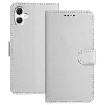 For Samsung Galaxy A06 4G Leather Case Wallet Stand Solid Color Anti Drop Phone Cover
