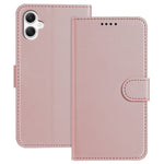 For Samsung Galaxy A06 4G Leather Case Wallet Stand Solid Color Anti Drop Phone Cover