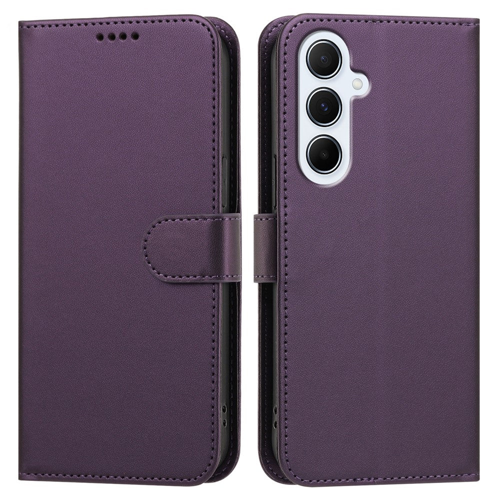Samsung Galaxy A16 4G / Galaxy A16 5G Läderfodral Plånboksfodral Enfärgat Fallskyddande mobilskal