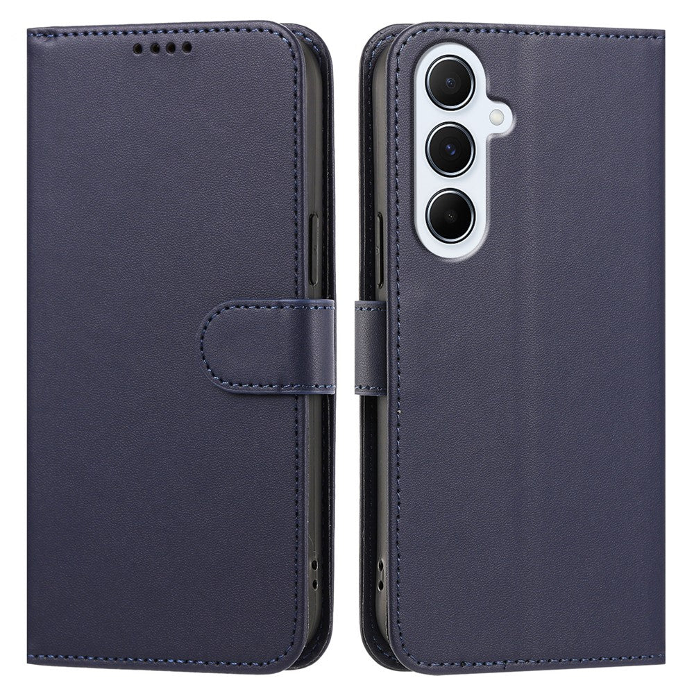 Samsung Galaxy A16 4G / Galaxy A16 5G Läderfodral Plånboksfodral Enfärgat Fallskyddande mobilskal