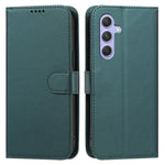 Samsung Galaxy A55 5G Läderfodral Plånboksfodral Enfärgat Fallskyddande mobilskal