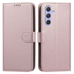 Samsung Galaxy A55 5G Läderfodral Plånboksfodral Enfärgat Fallskyddande mobilskal