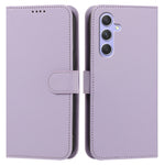 Samsung Galaxy A55 5G Läderfodral Plånboksfodral Enfärgat Fallskyddande mobilskal
