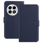 For OnePlus 13 Leather Case Wallet Stand Solid Color Anti Drop Phone Cover