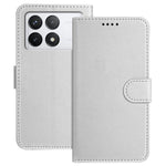 For Xiaomi 14T Leather Case Wallet Stand Solid Color Anti Drop Phone Cover