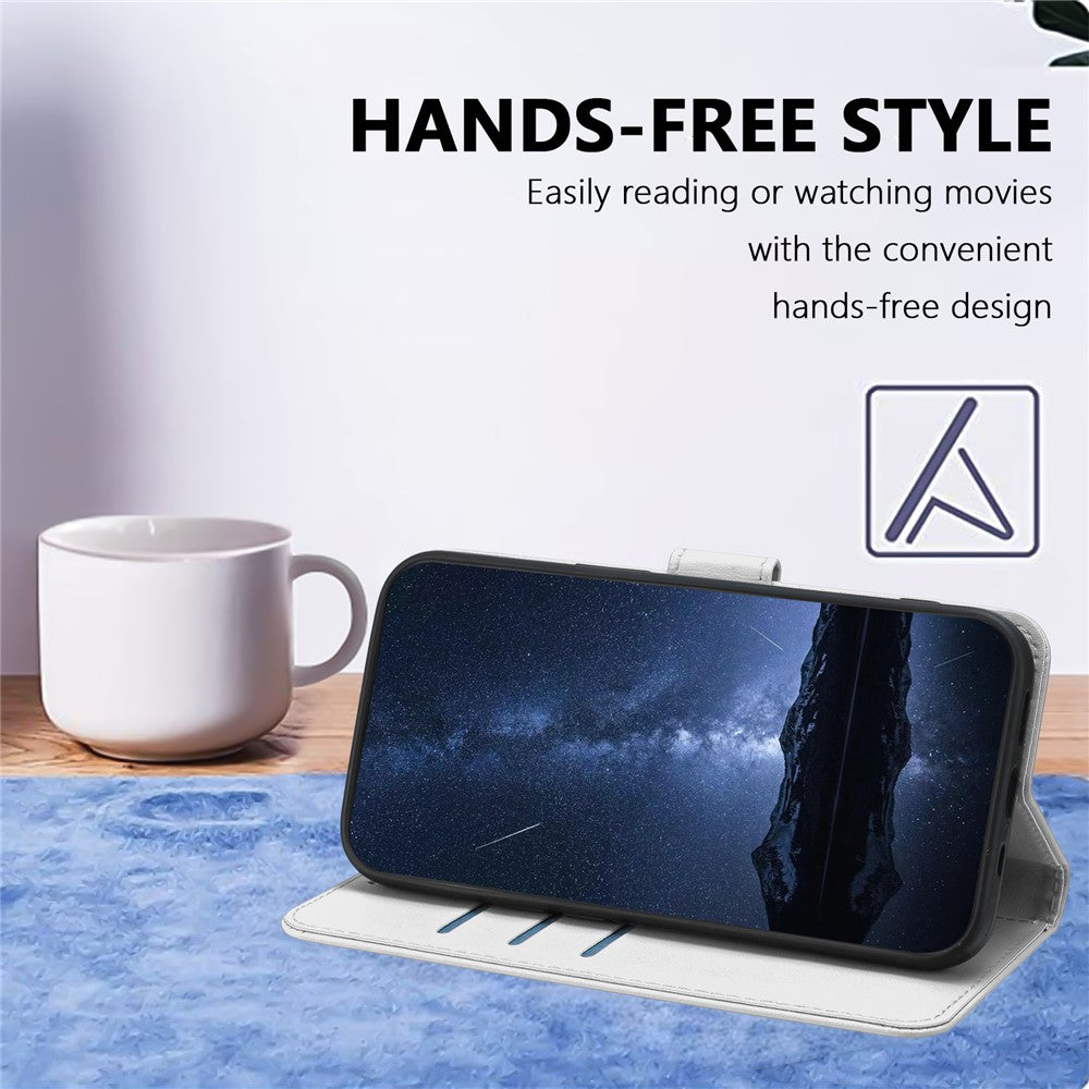 For Xiaomi 14T Leather Case Wallet Stand Solid Color Anti Drop Phone Cover