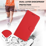 For Xiaomi 14T Pro Leather Case Wallet Stand Solid Color Anti Drop Phone Cover