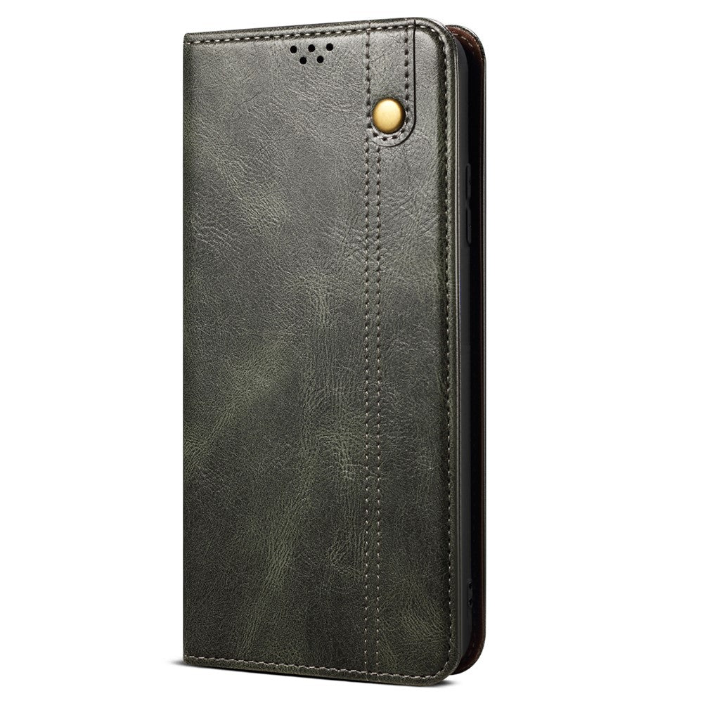 For Honor X8c 4G Etui Crazy Horse Tekstur Vokset Læder Pung Stativ Telefoncover