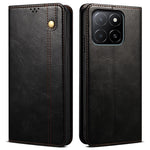For Honor X8c 4G Etui Crazy Horse Tekstur Vokset Læder Pung Stativ Telefoncover