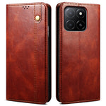 For Honor X8c 4G Etui Crazy Horse Tekstur Vokset Læder Pung Stativ Telefoncover