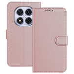 For Xiaomi Redmi Note 14 Pro 4G Leather Case Wallet Stand Solid Color Anti Drop Phone Cover