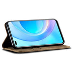 Til Honor X8c 4G Etui, Jeans Stoftekstur Anti-Ridse Læder Stand Telefoncover