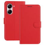 For Xiaomi Redmi Turbo 4 5G / Xiaomi Poco X7 Pro 5G Leather Case Wallet Stand Solid Color Anti Drop Phone Cover