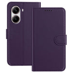 For Xiaomi Redmi Turbo 4 5G / Xiaomi Poco X7 Pro 5G Leather Case Wallet Stand Solid Color Anti Drop Phone Cover
