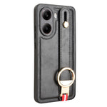 For Xiaomi Poco X7 Pro 5G Case Wristband Kickstand Leather+PC+TPU Phone Cover with Bottle Opener