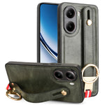 For Xiaomi Poco X7 Pro 5G Case Wristband Kickstand Leather+PC+TPU Phone Cover with Bottle Opener