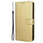 For Asus Zenfone 12 Ultra 5G Case Crazy Horse Texture PU Leather Phone Wallet Cover