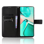 For Asus Zenfone 12 Ultra 5G Case PU Leather Diamond Texture Wallet Phone Cover