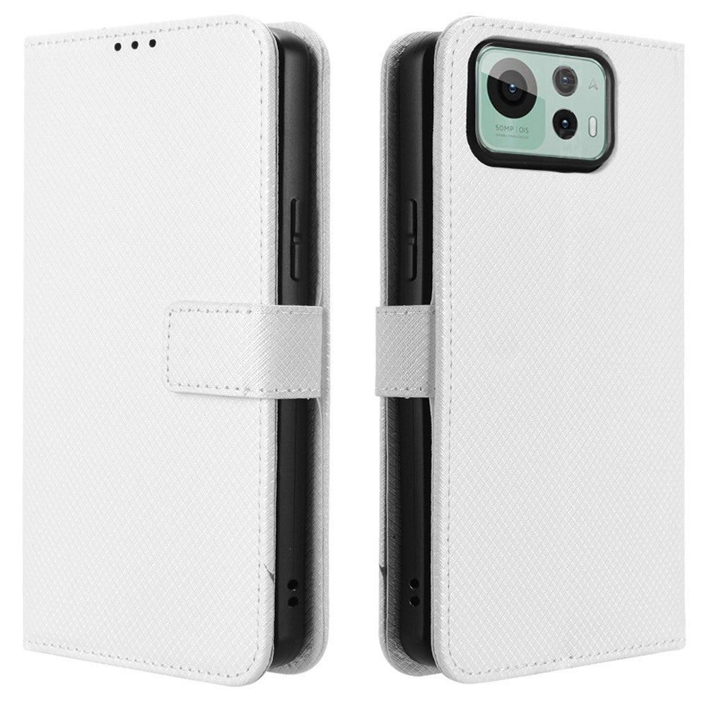 For Asus Zenfone 12 Ultra 5G Case PU Leather Diamond Texture Wallet Phone Cover