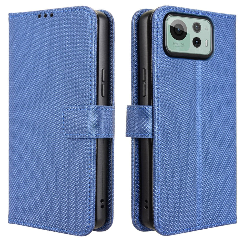 For Asus Zenfone 12 Ultra 5G Case PU Leather Diamond Texture Wallet Phone Cover