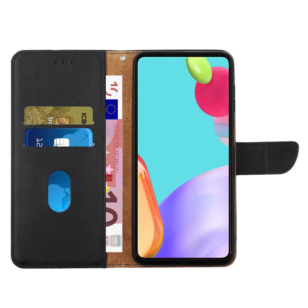 For Xiaomi Redmi Note 14 4G (164.84mm) Case Genuine Cow Leather Phone Cover Nappa Texture