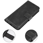 Til Samsung Galaxy S25 Edge Stand Cover Ridsefri Kalvetekstur Læder Telefoncover