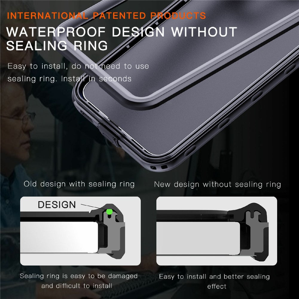 REDPEPPER A-serie til Samsung Galaxy A36 5G IP68-telefoncover Vandtæt cover med klar bagside