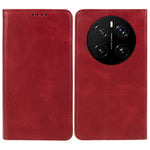 For Honor Magic7 5G Case Strong Magnetic PU Leather Phone Cover Calf Texture