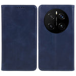 For Honor Magic7 5G Case Strong Magnetic PU Leather Phone Cover Calf Texture