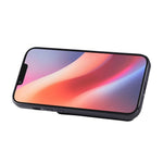 For iPhone 17th / 16th Case Card Holder Ring Kickstand TPU + PU Leather Phone Cover with Long Strap