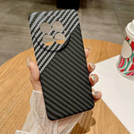 For OnePlus 13 Case Hard PC Phone Cover Carbon Fiber Texture Drop Proof