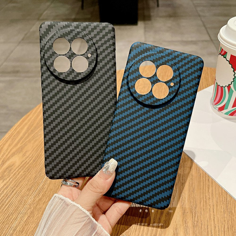 For OnePlus 13 Case Hard PC Phone Cover Carbon Fiber Texture Drop Proof