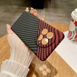 For OnePlus 13 Case Hard PC Phone Cover Carbon Fiber Texture Drop Proof