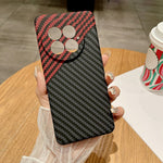 For OnePlus 13 Case Hard PC Phone Cover Carbon Fiber Texture Drop Proof