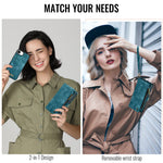 CASEME For iPhone 17e / 16e Phone Cases  008 Leather Cover with Detachable Wallet and Strap