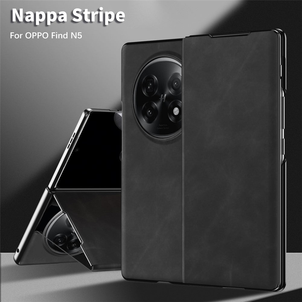 For Oppo Find N5 5G Case Drop Proof Stand PU Leather Phone Cover