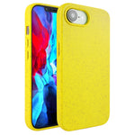 For iPhone 17th / 16th Case Biodegradable Wheat Straw + TPU Matte Phone Cover